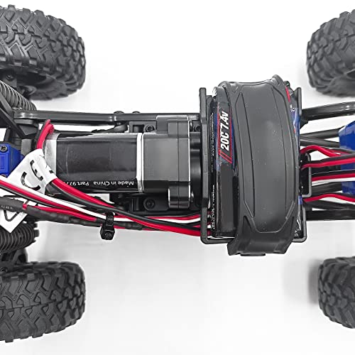 AXSPEED Metal Complete Transmission with High Range Gears,16.6:1 Reduction Ratio Gearbox for 1:18 TRX4-M TRX4M RC Truck Upgrade