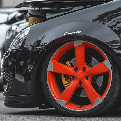 ERA Paints Red Wheel Paint With Omni-Curing Catalyst Technology - 2K Aerosol Glossy Finish With High Temp Resistance And Extreme Durability Against Color Fade And Chemicals Like Brake Fluid - color: Red 2K Spray Paint Only