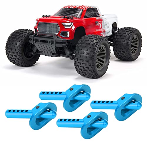 Rc Shell Support Column Aluminum Alloy Rc Body Mount Post for Arrma Granite 1/10 Rc Car(Blue) Car Model Accessory