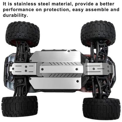 RC Chassis Armor Skid Plate Stainless Steel | for 1/16 Traxxas Mini Maxx 107154-1 Mini XRT 108076-1