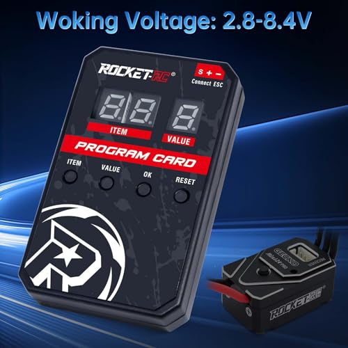 LED Programming Card for ESC Gecko MINI 18 ESC Dedicated Program Card only Used for Gecko MINI 25A Brushless ESC - style: Programming card for 1212 Kit