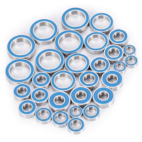 30pcs Rubber Sealed Bearing Kit for Losi Lasernut U4 Tenacity DB | Pro Tenacity MT/SCT/Truggy RC Car Upgrade Parts Precision Bearings