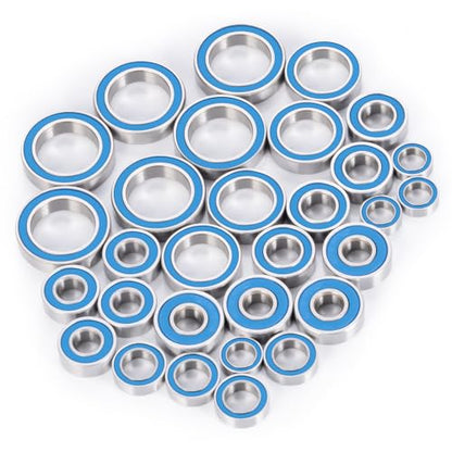 30pcs Rubber Sealed Bearing Kit for Losi Lasernut U4 Tenacity DB | Pro Tenacity MT/SCT/Truggy RC Car Upgrade Parts Precision Bearings