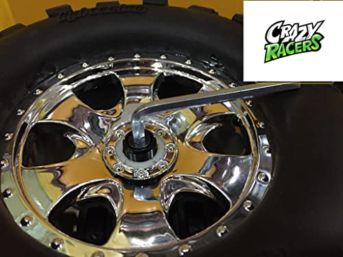 17mm Hex Wheel Conversion with 5mm Extensions M5 Right and Left Wheel Nuts Purple for HPI Savage Flux X XL 21 25 SS 4.6