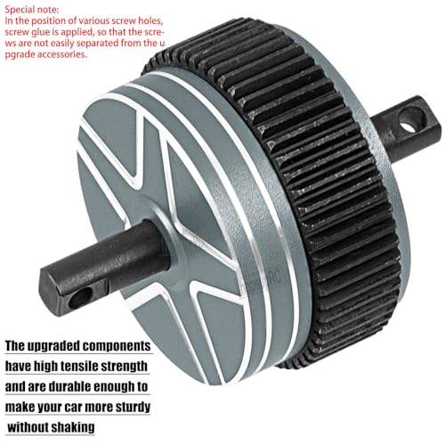 RC Upgrades Part for 1/10 Slash/Rustler/Stampede/Bandit 2WD(VXL),48P 86T Spur Gear&Slipper Clutch&Differential Transmission Gear&Slipper Rebuild Kit&Pressure Plate Hops up,Titanium - color: Titanium-48P&86T