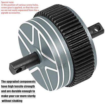 RC Upgrades Part for 1/10 Slash/Rustler/Stampede/Bandit 2WD(VXL),48P 86T Spur Gear&Slipper Clutch&Differential Transmission Gear&Slipper Rebuild Kit&Pressure Plate Hops up,Titanium - color: Titanium-48P&86T