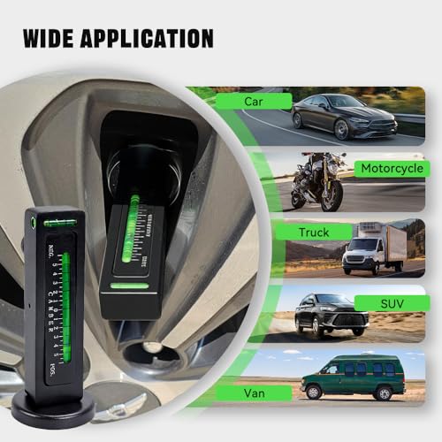BARTOO Magnetic Camber Caster Pillar Gauge Aluminum Wheel Alignment Tool | Aluminum Alloy, 2-Pack, Magnetic Mount, Adjustable -5° to +5°, Fits Cars Trucks RVs Tire Repair, Black - size: 2 Pack - Black