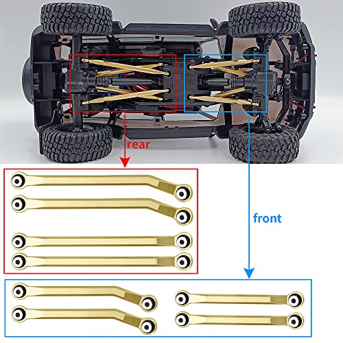 Higher Extra Clearance Links Set Linkage for TRX4M Upgrades 1/18th RC Crawler Car Parts Heavy Weight 62g