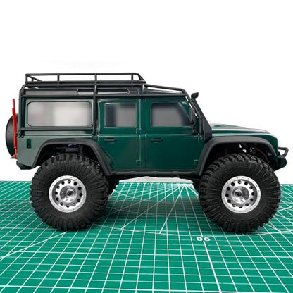 1.3" Aluminium RC Beadlock Wheels and Tires Set for TRX4M SCX24 1/18th 1/24th RC Crawler Car Upgrade Parts (B Style) - color: B style