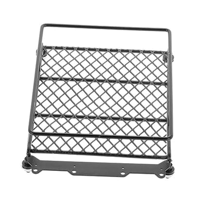 VICASKY Car Roof Luggage Carrier Rack for Rc Crawler Durable Black Metal Storage Bracket for Cargo and Accessories Lightweight Design for Easy Installation