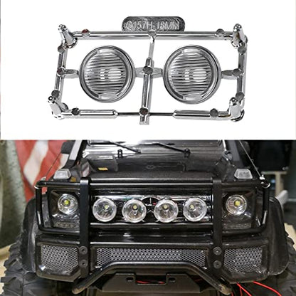 1/10 RC Crawler LED Headlights Compatible with Traxxas TRX-4, TRX-6, Axial SCX10, Redcat Gen8 (20MM B) - size: 20MM B