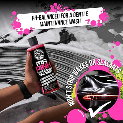 Chemical Guys Complete Car Detailing Kit, 17 Items | Car wash soap, wheel cleaner, bucket, and brushes, 17 piece wash kit, complete DIY car wash and detail kit