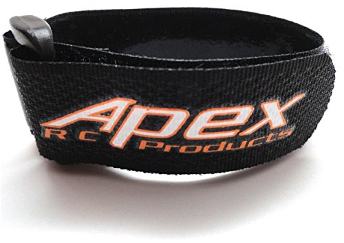 5 Pack 20mm x 200mm HD Rubberized Battery Straps Non-Slip 3030