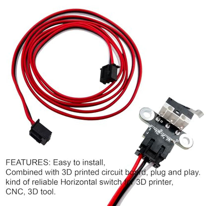 6Pcs 3D Printer Endstop Limit Switch and Ender 3 Limit Switch Cables 3 Pin for 3D Printer Parts Ramps1.4, Compatible with Ender 3, Ender 3 v2, Ender 3 s1, Ender 5, Ender 3 pro, Prusa i3, Mega-S, etc. - style: 6Pcs 3D Printer Endstop Limit Switch and Cable