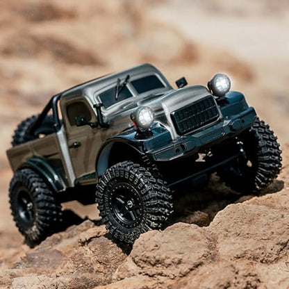 RC Truck Pickup Body Shell for 1/18 RC Crawler Car TRX4M Defender Bronco (Gray) - color: Gray