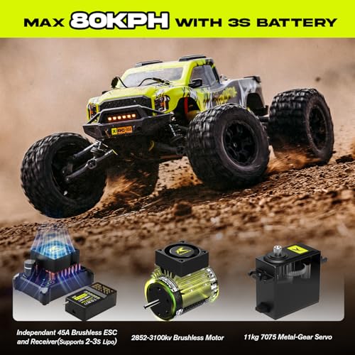 AMORIL Mini 1/10 Truck with an Extra 3S 4400mah Lipo
