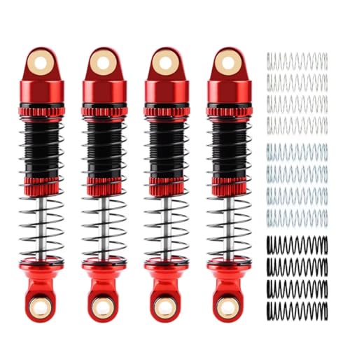 Compatible with Redcat for Ascent 1/18 RC Crawler Upgrade Replacement Parts 53mm Aluminum Threaded Shock Absorbers Rc Parts