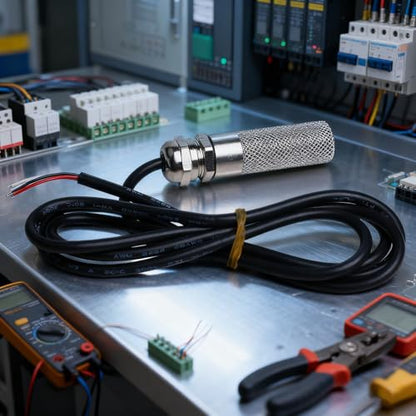for RS485 Temperature Humidity Sensor Transmitter, RTU Probe Greenhouse Warehouse Lab, DC 5-28V, ±0.3°C Accuracy, PE or Tip(XY-MD04) - size: XY-MD04