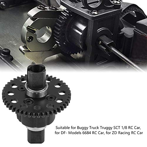 VBESTLIFE RC Differential Gear, Remote Control Model Vehicle Accessory Middle Differential for RC Car (46T 1.0Mo Steel Gear)