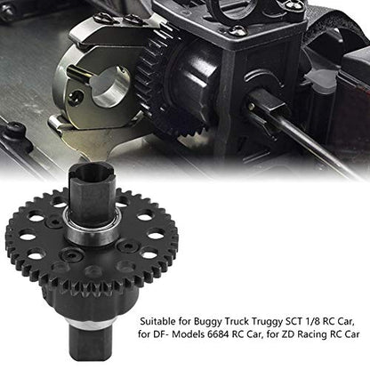 VBESTLIFE RC Differential Gear, Remote Control Model Vehicle Accessory Middle Differential for RC Car (46T 1.0Mo Steel Gear)