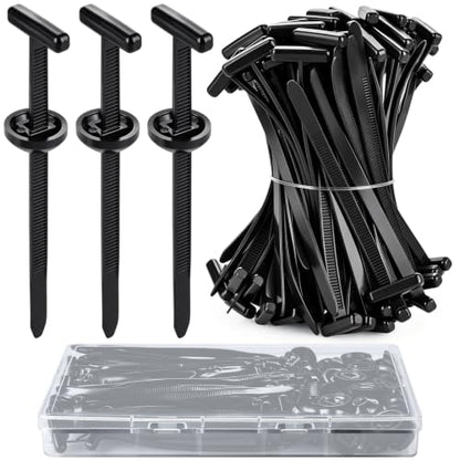 100Pcs Cable Tie Buckle, Unbreakable Zip Tie Clips for Car Fender, Engine Cover, Mudguard Fastener, Self-Locking Fixion Tools for Automotive Wiring, Electrical Work, Cable Organization, Screw Fixing