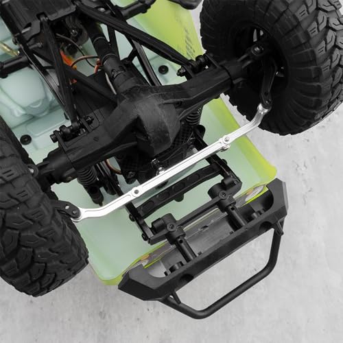 MOHERO Aluminum Steering Link Arm Tie Rod for Axial SCX10 Upgrade - color: Silver