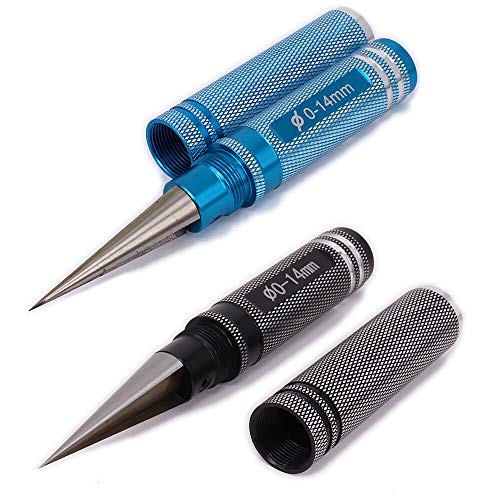 Replacement Part For 1PC 0-14mm RC Body Shell Cover Hole Reamer Light 1/10 1/8 1/5 1/16 Pilot For RC Model Repairing Cover Hole - (Color: Blue)