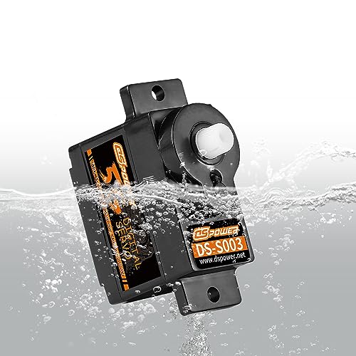 2PCS 5G Mini Digital Servo, Plastic Gear Micro RC Servos Motor Kit for 1/28 RC Car Model Boat Fixed-Wing Helicopter Airplane Robot Toy (2PCS)