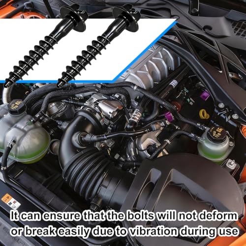5PCS Car Air Filter Box Screws, Carbon Steel Vehicle Filter Housing Retainer Bolts Kit, Auto Air Box Cleaner Intake Fixing Screw Replacement, Compatible with Denali Journey Caliber