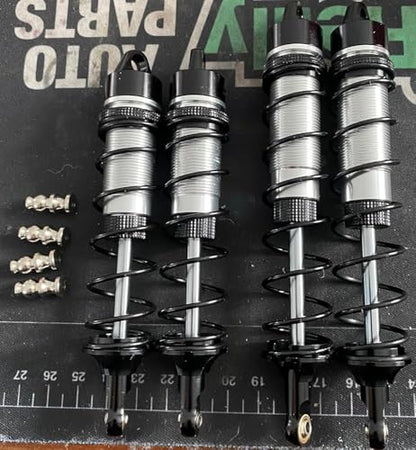 RC Car Shock Absorbers, Front And Rear Shocks Set Adjustable Shocks Compatible with 1/8 Arrma Typhoon 6S Redcat FS/ZD Racing Buggy Truggy Replacement Parts (Front) - style: Front