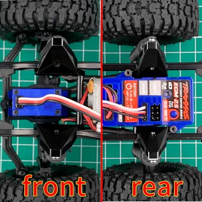 Brass Shock Towers Front&Rear Shock Hoops Towers Mounts for 1/18 RC Crawler Car TRX4M K10 F150 Upgrade Parts