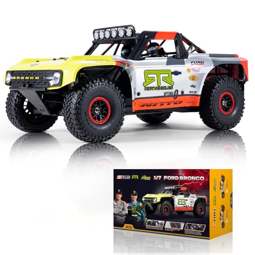 FCXㅤ FMS 1/7 Ford Bronco U4 S RTR EB RC Truck, Hobby RC Crawler with Brushless Motor & ESC, Remote-Controlled Lighting, Up to 80km/h Speed (2025) - style: 25