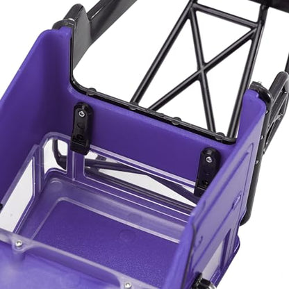 INJROA IR40 Truck Body with Tube Cage for TRX4M Defender Bronco (Purple) - color: Purple