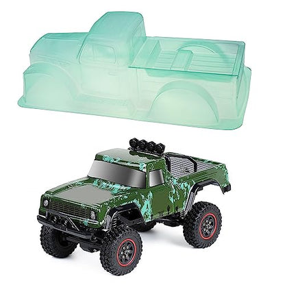 RCPickup Trunk Body Shell Transparent Shell Modified Part 313mm Wheelbase for SCX10 TRAX4 1:10 RCCar Accessories
