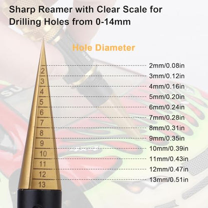 HobbyPark RC Body Reamer (Titanium) & Curved Scissors and Straight Scissors Set RC Car Body Shell Mounting Lexan Plastic Trimming Tools Combo