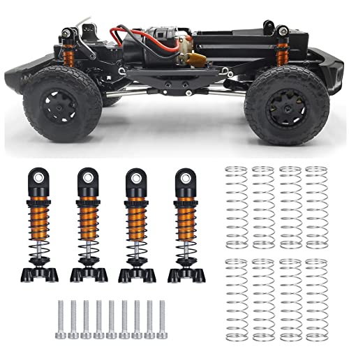 Shocks Absorber 35mm for Kyosho Mini Z 4x4 Jimny Wrangler | 4PCS Aluminum Alloy RC Short Dampers 1/18 1/24 RC Car Upgrade