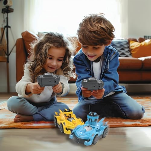 Lexibook, Crosslander, RC2 | Set of 2 Cars, Removable Figures, Sound and Lighting Effects - style: RC2