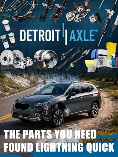Detroit Axle - AWD Pair Front CV Axles for 1999-2004 Jeep Grand Cherokee | 2000 2001 2002 2003, 2 CV Axle Shafts Assembly Replacement - size: 2X2500319-NEW/Pair