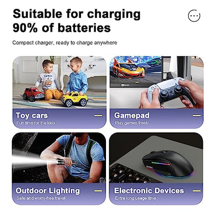 ISDT N Series 16 Bay Smart Battery Charger for AA AAA NiMh/NiCd/NiZn Rechargeable Batteries, Fast Charging Station with Discharging, Analysis and Activation