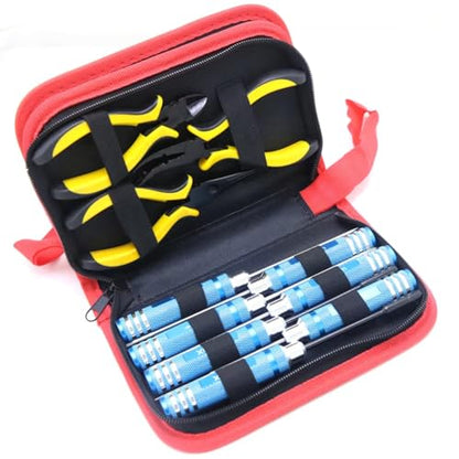 RC Car Disassembly Tool For Universal Parts RC Car Tools Set Ball Link 10 In 1 RC Screwdriver Pliers Hex Hand Repair Tools Kits