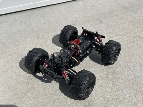 1:16 Scale Storm RC Monster Truck, 4WD Off-Road Remote Control Car, Brushed Motor, RTR, Blue/Black