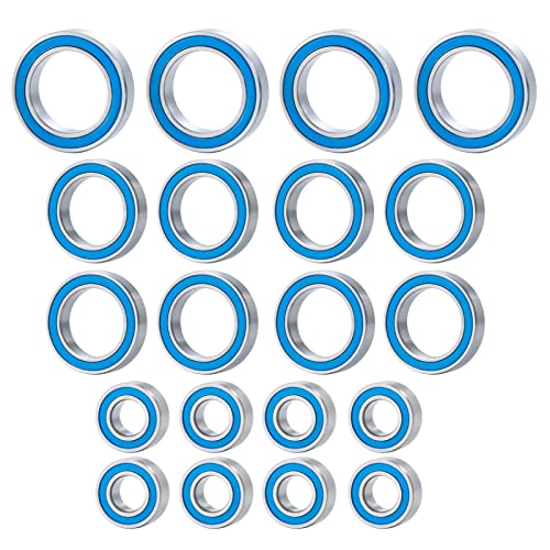 20PCS Steel Rubber Sealed Ball Bearing Kit for Redcat Volcano EPX Pro | Redcat Tornado EPX Pro Upgrade Parts