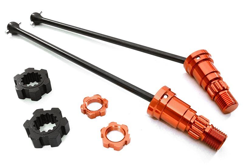Universal Drive Shafts w/Stub Axles (2) for Traxxas X-Maxx 4X4 7750 7751