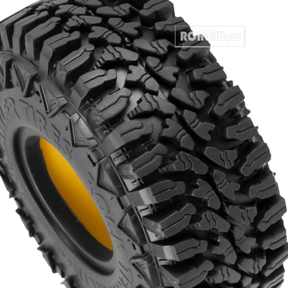1.9 Inch RC Crawler Tires Skins Soft Rubber Off-Road Tyres for 1/10 TRX4 TRX6 SCX10 90046 AX103007 D90 Gen7 MST VS4-10,RCHuiWow High Grip Mud Terrain Tyres,Styled - style: StyleD(4pcs)