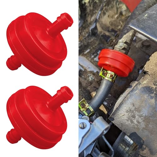 2PCS Lawn Mower 1/4 Inch ID Inline Gas Fuel Filter, Small Engine Fuel Filter, Gas Engine Filters Car Accessories Fit for Toro 42-5240 56-6360 John Deere AM107314, Replace OEM#298090 (2PCS) - color: 2PCS