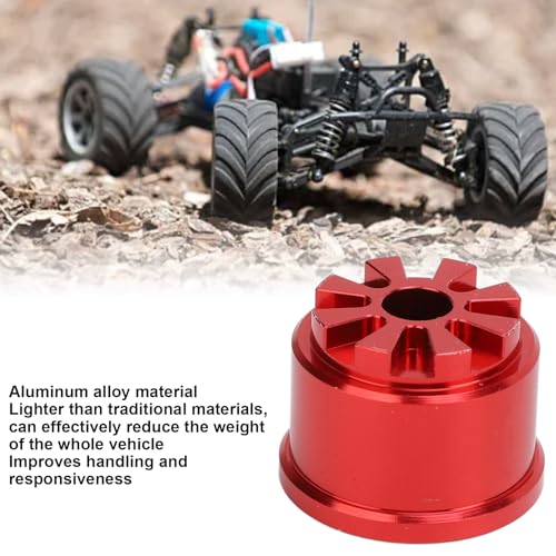 Differential Carrier, Precise Locking for Improved Handling Aluminum Differential Housing for 1/10 RC Car Replacement Parts Enthusiasts Racing Off-Road Driving - color: Red