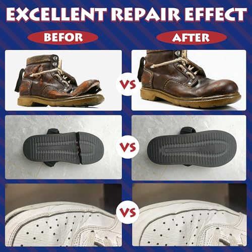Shoe Glue Sole Repair, Super Glue for Shoes Heavy Duty 40g | Waterproof Flexible Instant Adhesive Shoe Glues Sole Repair, Boot Repair, Sneakers, Athletic Shoes, Heels, Sandals - style: Shoe Glue