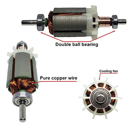 775 DC Motor DC 12V 7500-15000RPM & Bracket High Speed Large Torque Low Noise Gear Motor Electronic Component Motor Perfect for DIY Electric Power Tools - style: 775 motor
