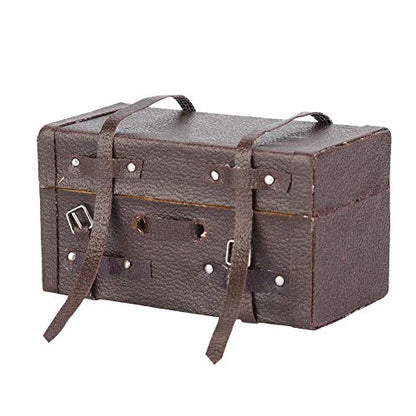 RC Luggage Box, Wood 1/10 Scale RC Climbing Truck Model Luggage Carry Case Bag for RC 4WD D90 D110