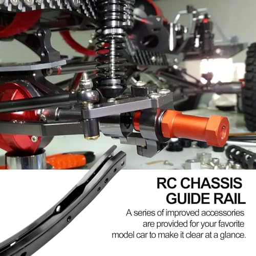 RC Upgrade Parts for AXIAL for SCX10 90027 SCX10 II 90046 90047 RC Car Crawler Truck Vehicle Model 2Pcs/Set Steel for Chassis Frame Rails